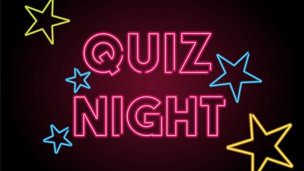 Neonschild Quiz Night