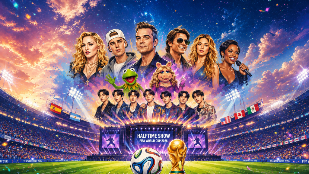 Halbzeitshow beim WM-Finale