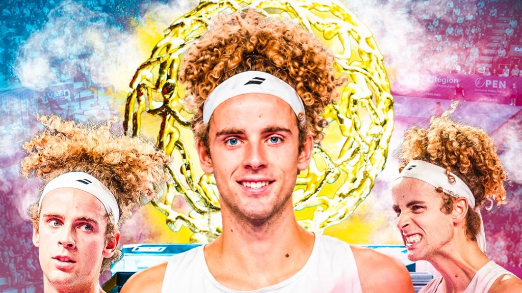 Offizielle Siegergrafik des Open de Roanne 2026 mit drei Fotos von Mika Brunold.