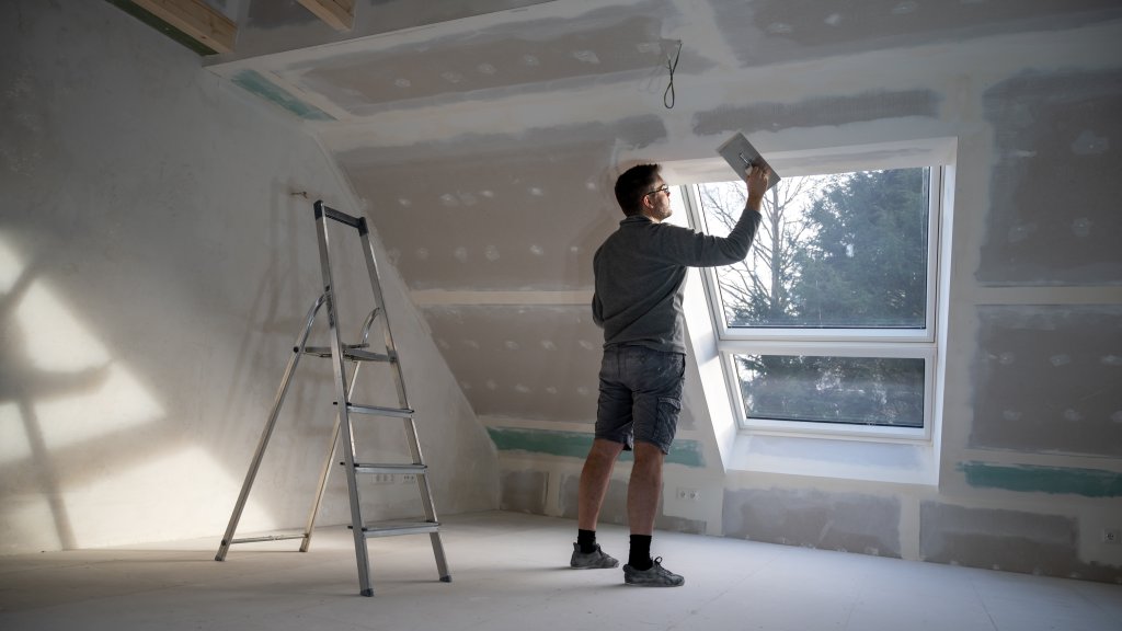 Ein Haus wird renoviert