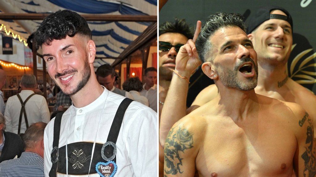 Kevin Schäfer links und Marc Terenzi rechts auf getrennten Eventfotos