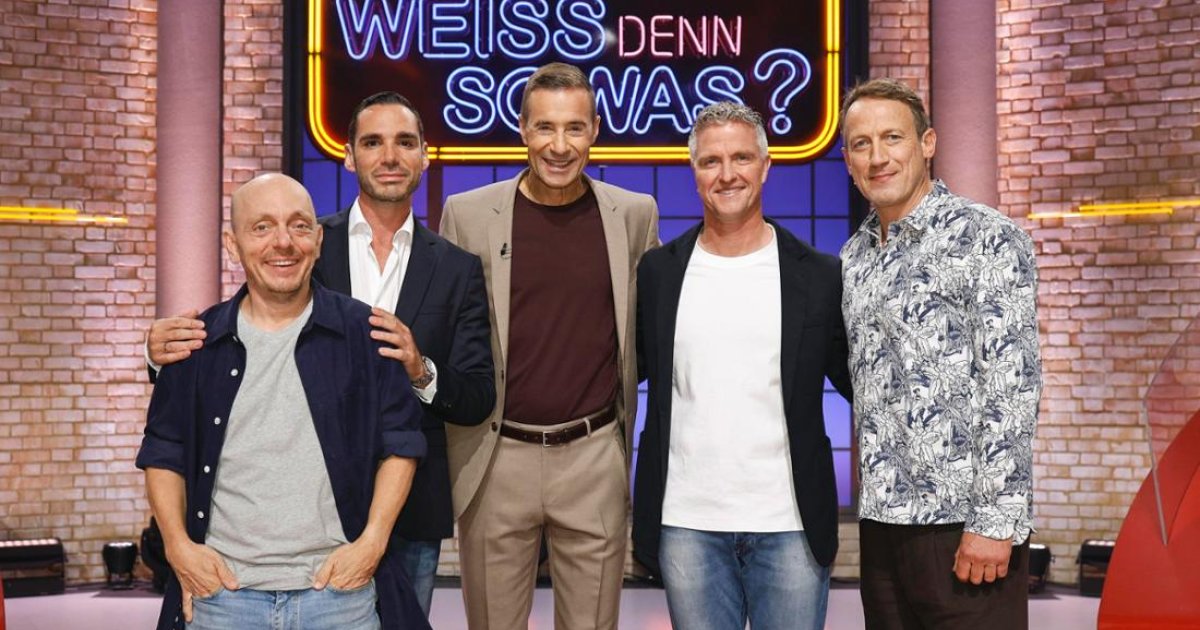 Ralf-Schumacher-und-tienne-Gute-Laune-bei-Wer-wei-denn-sowas-