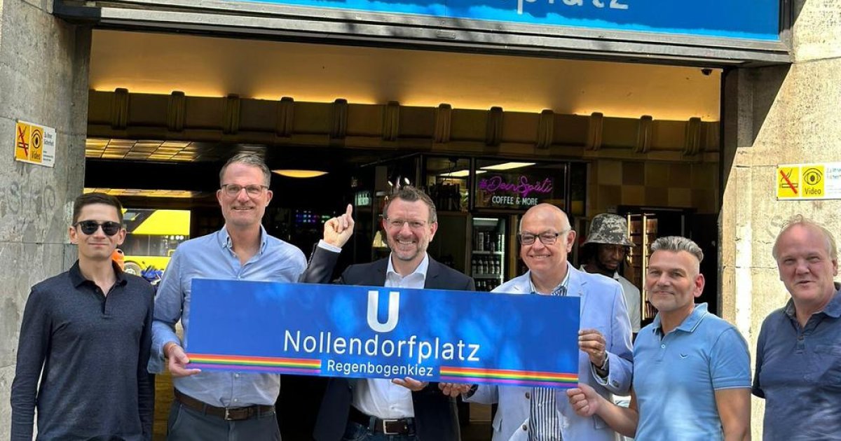 Queere-Sichtbarkeit-w-chst-Nollendorfplatz-BVG-nennt-U-Bahn-Station-nun-Regenbogenkiez