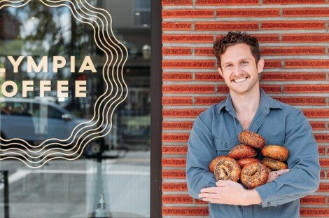 Jacob Carter erfüllte sich mit dem Bagel-Shop seinen Traum 