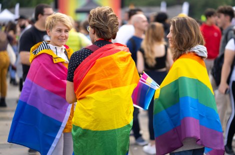 Junge Menschen auf dem CSD // © Vladimir Vladimirov