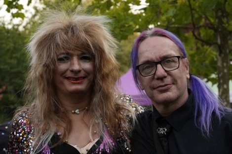 Teilnehmende beim CSD Walsrode