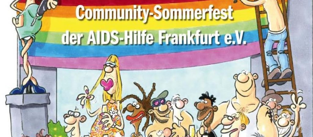 Sommerfest der AIDS-Hilfe Frankfurt // © Ralf König