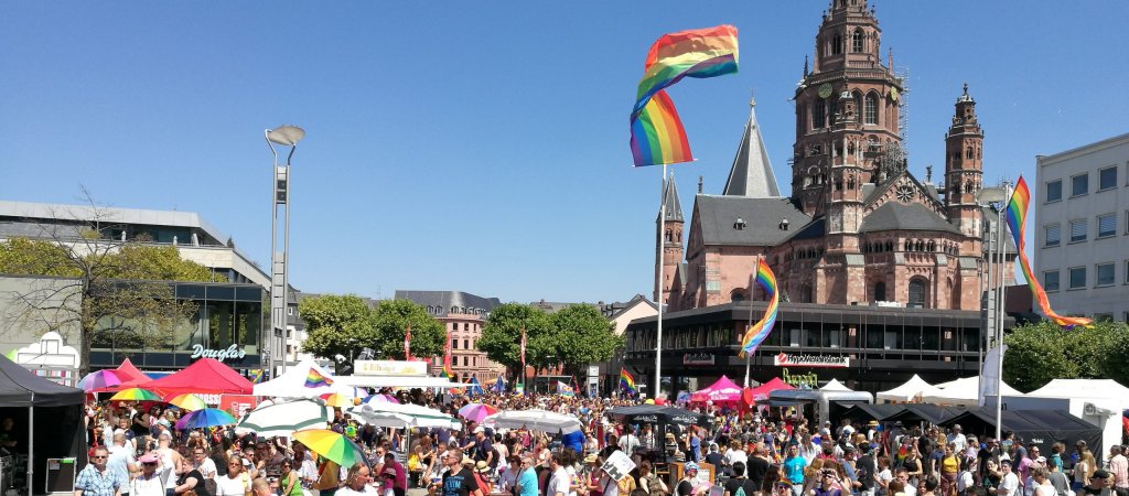 Linke Angriffe in Mainz