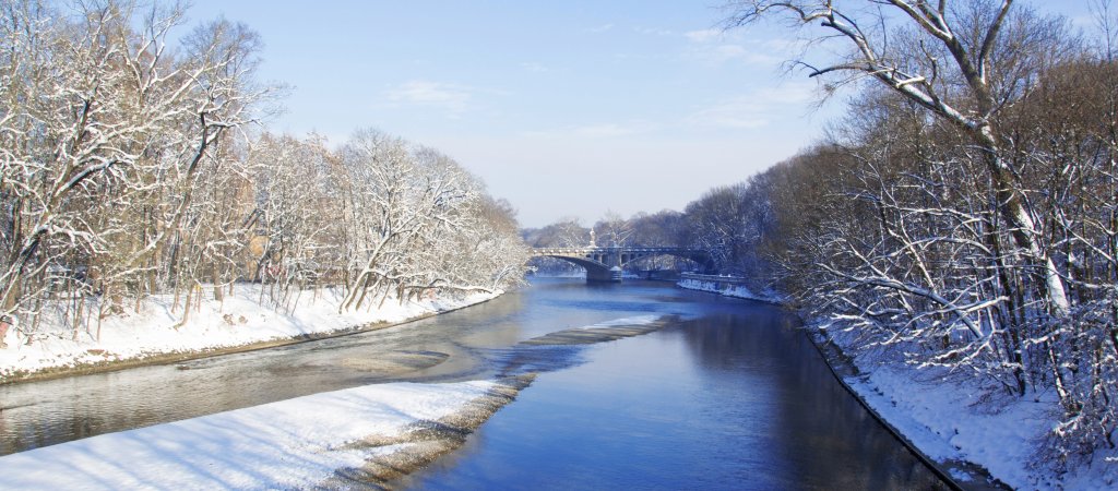 Lese-Lauftreff entlang der Isar