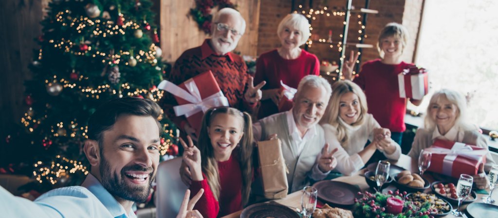 Weihnachten mit der Familie 