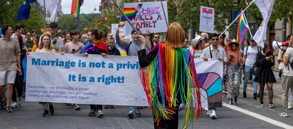 Meilenstein in Litauen 