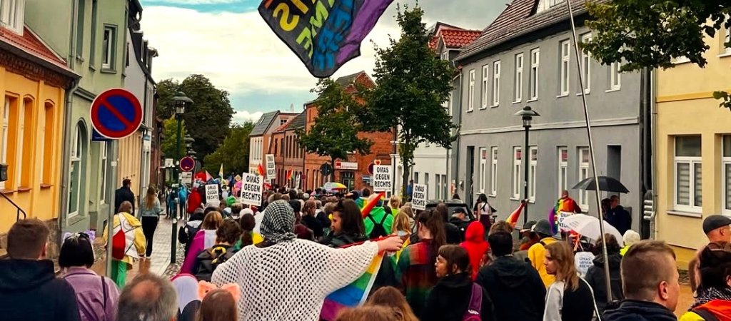 Aufmarsch von Rechtsextremisten