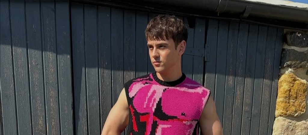 Tom Daley feiert die Wolle