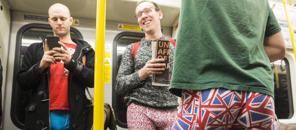 No Trousers Tube Ride