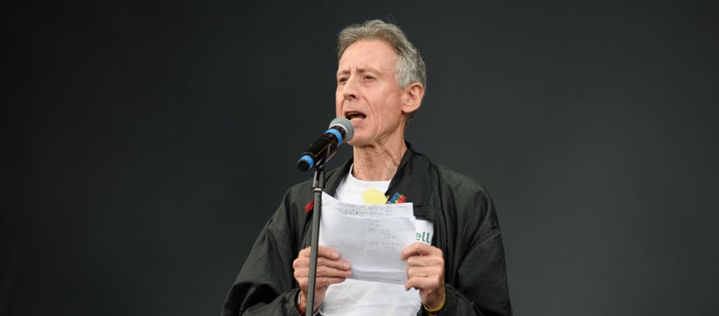 Protest von Peter Tatchell 