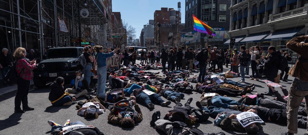 Aktivisten-Aktion in New York 