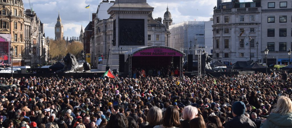 Massive Proteste in London 