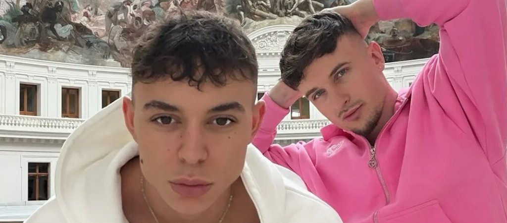 Ekat um schwules Paar 