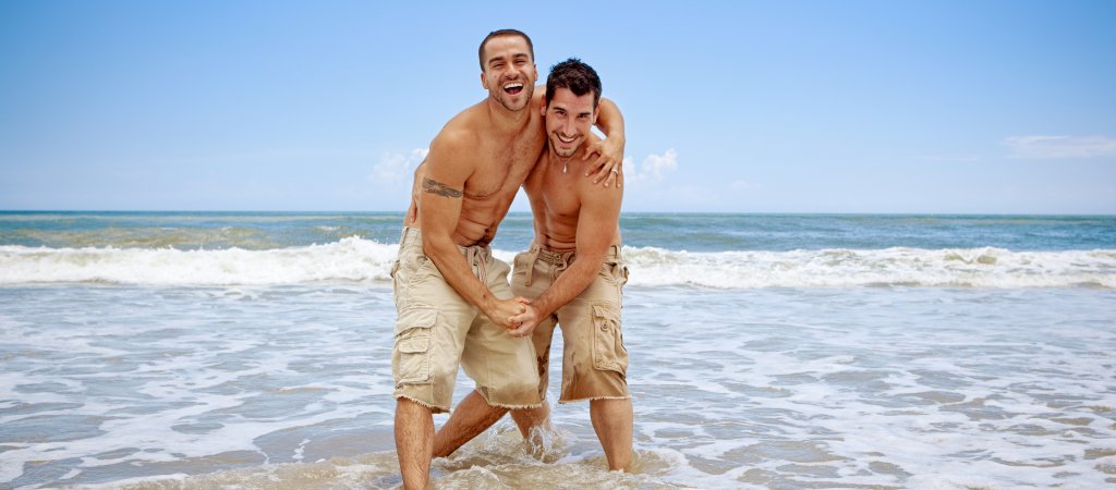 Glückliche schwule Männer 