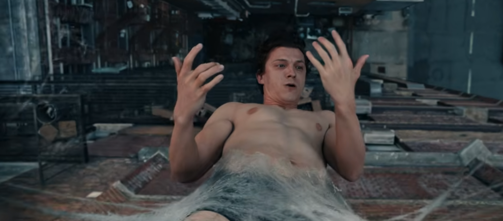 Spider-Man in Unterhose