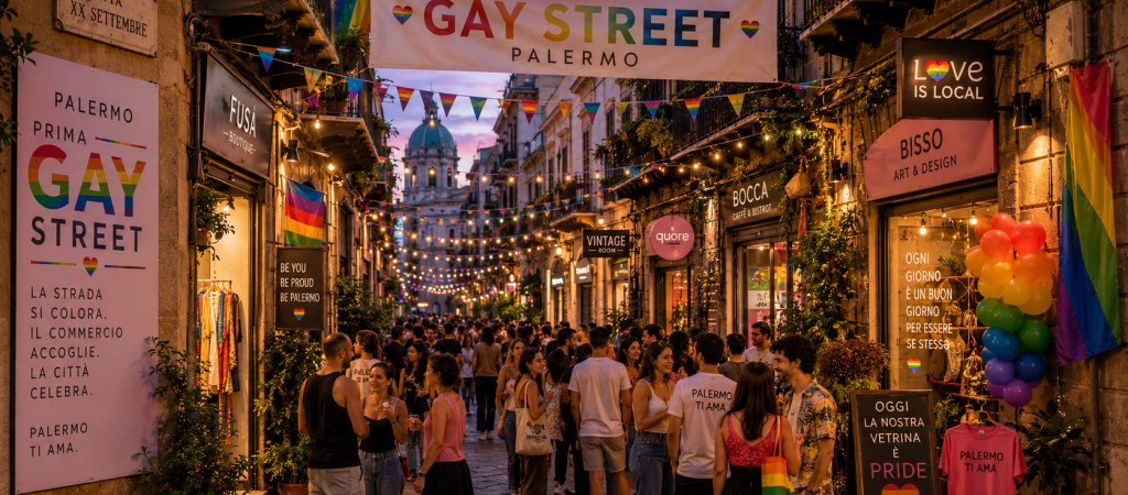 Erste Gay Street in Sizilien 