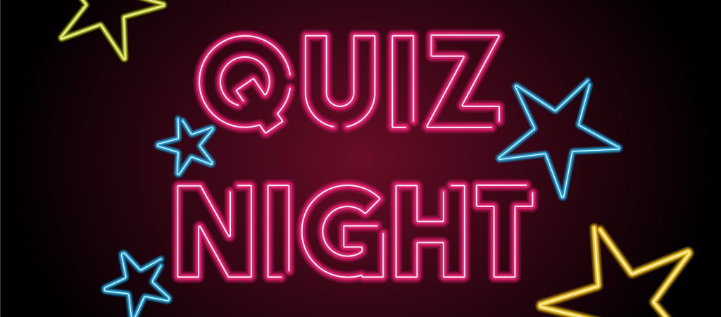 Neonschild Quiz Night