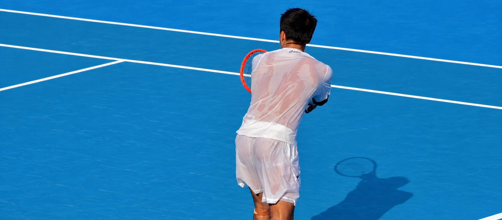 Tennis-Wirbel um Jockstrap 