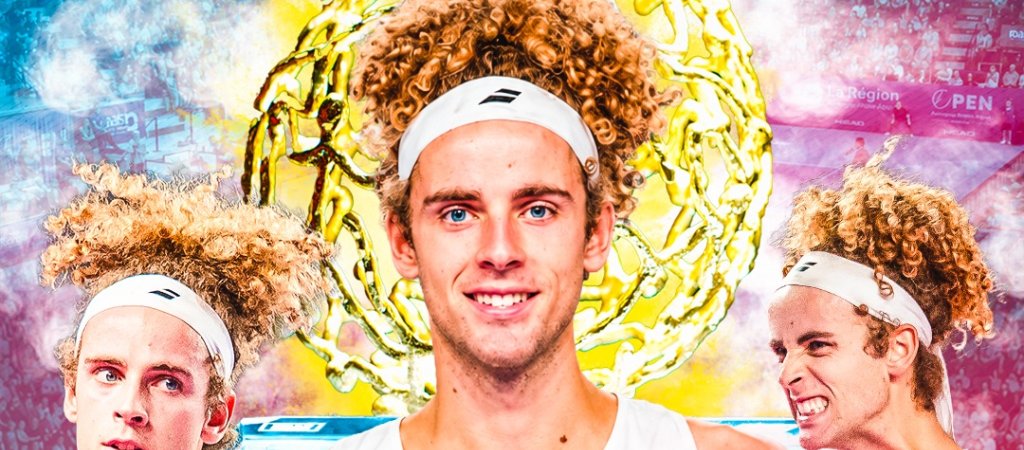 Offizielle Siegergrafik des Open de Roanne 2026 mit drei Fotos von Mika Brunold.
