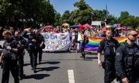 CSD Eberswalde unter Polizeischutz