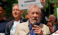 Demo mit Ian McKellen 
