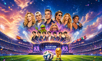 Halbzeitshow beim WM-Finale