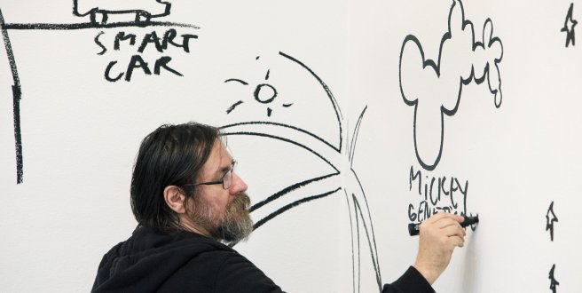 Dan Perjovschi © Pirje Mykkänen