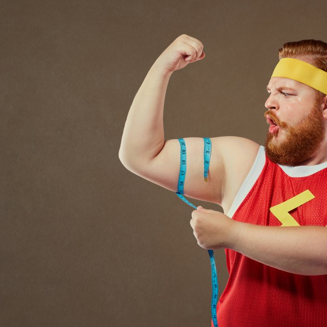 Dicke Muckis durch Eiweiß? // © Lacheev