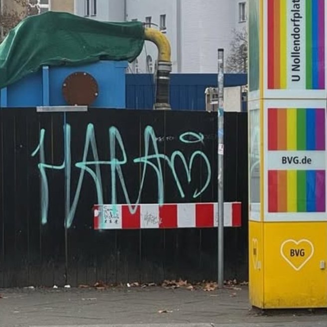 Queerfeindlicher Vandalismus 
