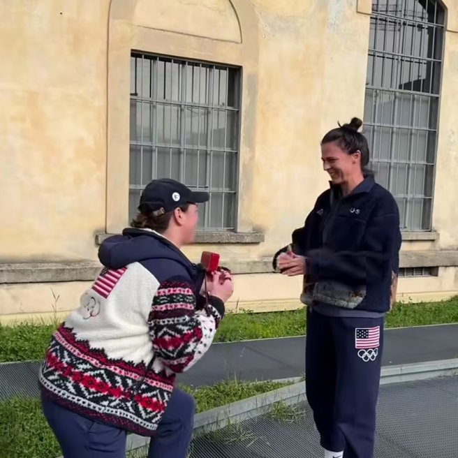 Hochzeitsantrag bei Olympia 
