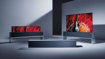 Aufrollbarer Fernseher // © LG Electronics