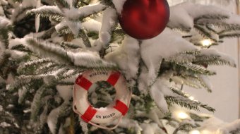 Willkommen im Schnee // © Hafen Weihnachtsmarkt/eventleute