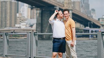 Stephen und Bret - unser Paar im August