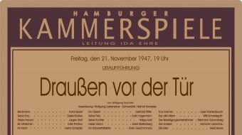 Anzeige der Hamburger Kammerspiele 1945 // © Archiv Hamburger Kammerspiele