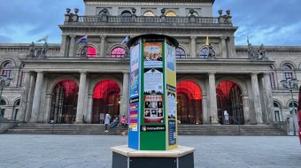 Säule der Vielfalt machte Halt // © LSVD