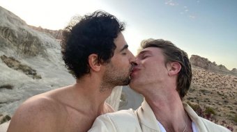Mode-Designer Zac Posen und Ballett-Tänzer Harrison Ball