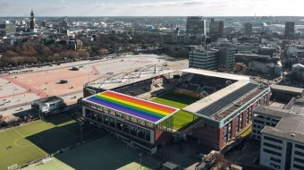 Bunte Solaranlage in Hamburg
