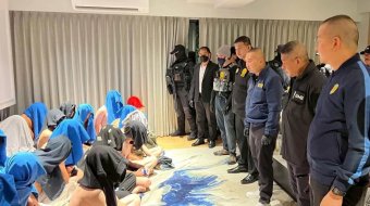 Massenverhaftung in Bangkok