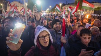 Proteste in Budapest
