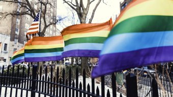 Pride-Flagge Stonewall Monument