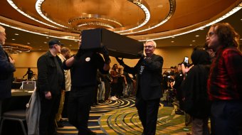 Bedrückender HIV-Protest 