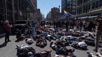 Aktivisten-Aktion in New York 