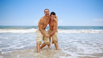 Glückliche schwule Männer 