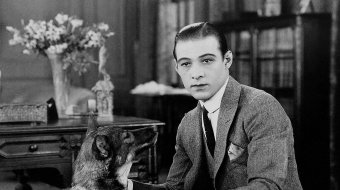 Stummfilmstar Rudolph Valentino 