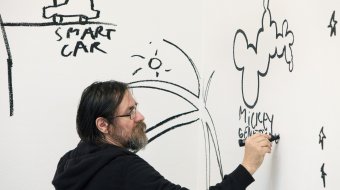 Dan Perjovschi © Pirje Mykkänen